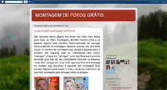 Desktop Screenshot of montagemfotosgratis.blogspot.com