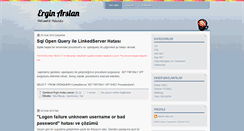 Desktop Screenshot of erginarslan.blogspot.com