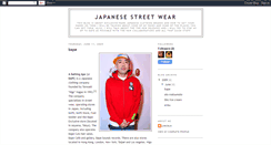 Desktop Screenshot of japanesestreetwear.blogspot.com