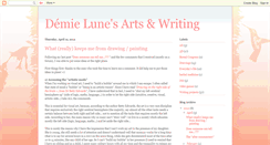 Desktop Screenshot of demielune-novels.blogspot.com