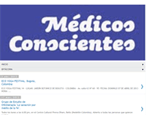 Tablet Screenshot of medicosconscientes.blogspot.com