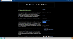 Desktop Screenshot of labatallademundacaravaggio.blogspot.com