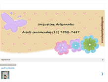 Tablet Screenshot of jacquelineartesanatos.blogspot.com