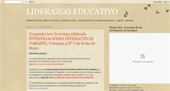 Desktop Screenshot of doctoradoliderazgoeducativo.blogspot.com