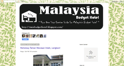 Desktop Screenshot of msiabudgethotel.blogspot.com