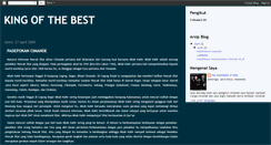 Desktop Screenshot of kingofthebest.blogspot.com