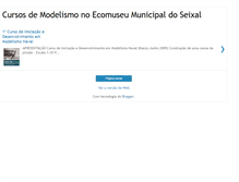 Tablet Screenshot of cursos-modelismo-ecomuseu.blogspot.com