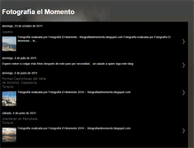 Tablet Screenshot of fotografiaelmomento.blogspot.com