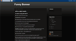 Desktop Screenshot of funnybonner.blogspot.com