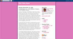 Desktop Screenshot of nailpolishnews.blogspot.com