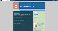Desktop Screenshot of alivingproof.blogspot.com