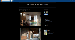 Desktop Screenshot of goldfishontherun.blogspot.com