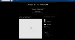 Desktop Screenshot of amigosdeminatitlan.blogspot.com