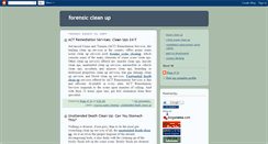 Desktop Screenshot of forensiccleanup.blogspot.com