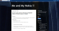 Desktop Screenshot of meandmynokia.blogspot.com
