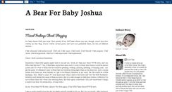 Desktop Screenshot of abearforbabyjoshua.blogspot.com