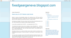 Desktop Screenshot of fixedgeargeneva.blogspot.com