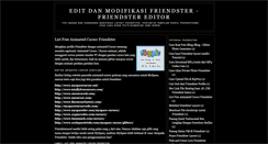 Desktop Screenshot of friendster-editor.blogspot.com