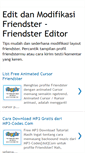 Mobile Screenshot of friendster-editor.blogspot.com