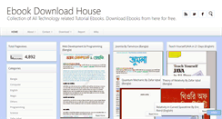 Desktop Screenshot of downloadebookbd.blogspot.com