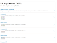 Tablet Screenshot of livarquitectura.blogspot.com