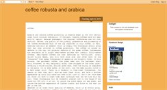 Desktop Screenshot of coffee-robusta-arbica.blogspot.com