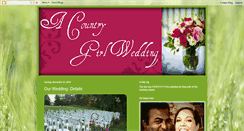 Desktop Screenshot of countrygirlwedding.blogspot.com