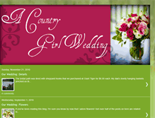 Tablet Screenshot of countrygirlwedding.blogspot.com