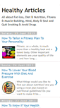Mobile Screenshot of healthyarticles-blog.blogspot.com