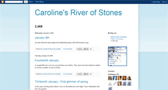 Desktop Screenshot of carolinesriverofstones.blogspot.com