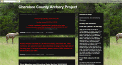 Desktop Screenshot of cherokeearchery.blogspot.com
