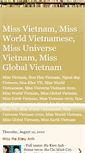 Mobile Screenshot of amissvietnam.blogspot.com