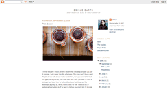 Desktop Screenshot of edibleearth.blogspot.com
