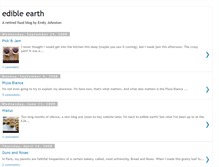 Tablet Screenshot of edibleearth.blogspot.com