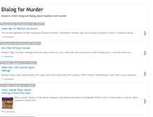Tablet Screenshot of dialogformurder.blogspot.com