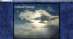 Desktop Screenshot of culturalsynergy.blogspot.com