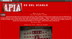 Desktop Screenshot of apiaesdeldiablo.blogspot.com