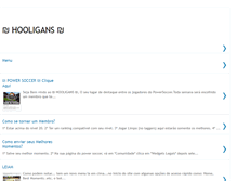 Tablet Screenshot of hooliganspowerfootball.blogspot.com