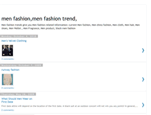 Tablet Screenshot of men-fashion-trend.blogspot.com