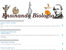 Tablet Screenshot of ensinarbiologia.blogspot.com