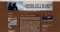 Desktop Screenshot of dondeestamioro.blogspot.com