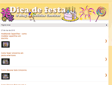 Tablet Screenshot of dicadefesta.blogspot.com