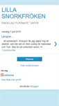 Mobile Screenshot of lillasnorkfroken2010.blogspot.com
