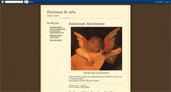 Desktop Screenshot of dictionar-arta.blogspot.com