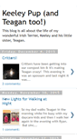 Mobile Screenshot of keeleypup.blogspot.com