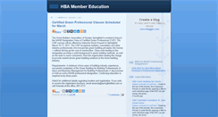 Desktop Screenshot of hbaeducation.blogspot.com