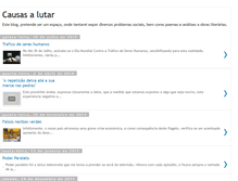 Tablet Screenshot of causas-a-lutar.blogspot.com
