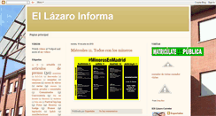 Desktop Screenshot of lazaroinforma2.blogspot.com