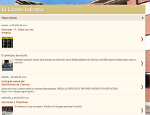 Tablet Screenshot of lazaroinforma2.blogspot.com