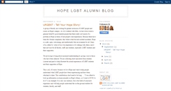 Desktop Screenshot of hopelgbtalumni.blogspot.com